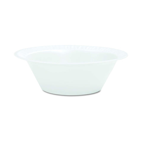 Food Bowl Dart® Concorde® 10 to 12 oz. Foam White Single Use #12BWWCR / 12BWWC