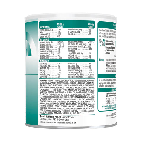Infant Formula Ketonex®-1 Unflavored 14.1 oz. Can Powder Amino Acid / Iron Maple Syrup Urine Disease (MSUD) #67048
