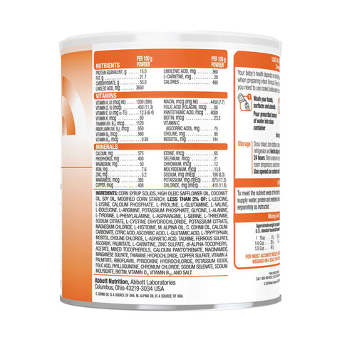 Infant Formula Hominex®-1 Unflavored 14.1 oz. Can Powder Amino Acid / Iron Vitamin B6-Nonresponsive Homocystinuria / Hypermethioninemia #67040
