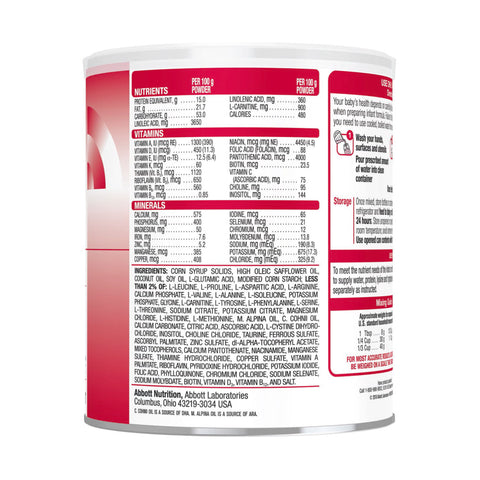 Infant Formula Glutarex®-1 Unflavored 14.1 oz. Can Powder Amino Acid / Iron Glutaric Aciduria Type-1 (GA-1) #67036