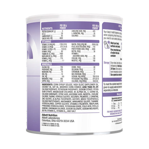 Pediatric Oral Supplement Pro-Phree® Unflavored 14.1 oz. Can Powder Protein-Free / Iron / Vitamins / Minerals #67030