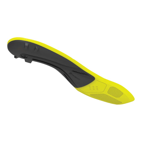 Hockey Orthotic Insole CARBON Pro Hockey Carbon Fiber / Foam Skate Size 11 to 12 Black / Yellow #FL480812