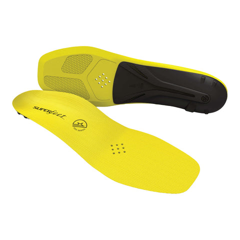 Hockey Orthotic Insole CARBON Pro Hockey Carbon Fiber / Foam Skate Size 11 to 12 Black / Yellow #FL480812