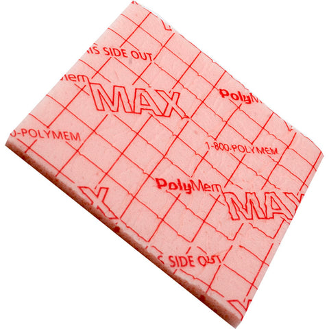 Ferris Manufacturing Foam Dressing PolyMem® Max® 3 X 3 Inch Without Border Film Backing Nonadhesive Square Sterile #5035