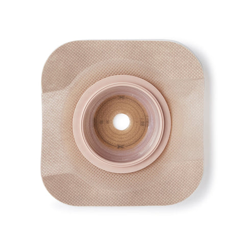 Ostomy Barrier New Image™ CeraPlus™ Trim to Fit, Extended Wear Adhesive Tape Borders 57 mm Flange Red Code System Up to 1-1/2 Inch Opening #11703