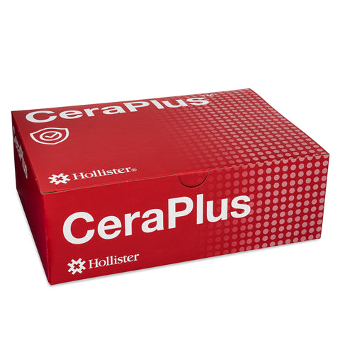 Hollister Ostomy Barrier New Image™ CeraPlus™ Trim to Fit 11704, Extended Wear Adhesive Tape Borders 70 mm Flange Blue Code System Up to 2 Inch Opening