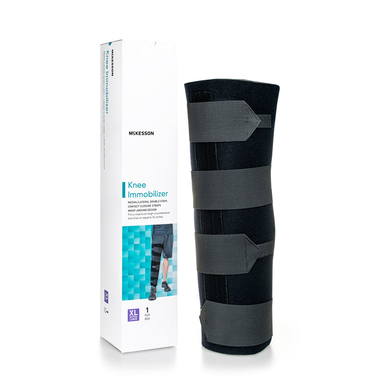 Knee Immobilizer McKesson X-Large Up to 36 Inch Thigh Circumference 24 Inch Length Left or Right Knee #155-79-96024