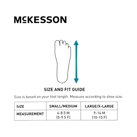 Dorsal Night Splint McKesson Small / Medium Hook and Loop Closure Foot #155-14040S-M