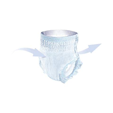 Absorbent Underwear Seni® Active Super Plus Pull On with Tear Away Seams Adult Medium Unisex Disposable Heavy Absorbency #S-ME20-AP1