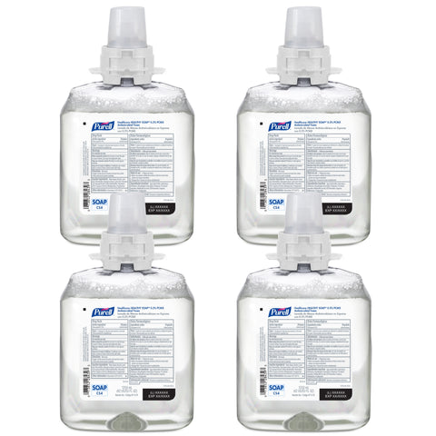 Antimicrobial Soap Purell® Healthy Soap® Foaming 1,250 mL Dispenser Refill Bottle Floral Scent