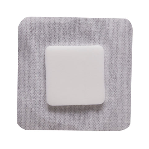 MPM Medical Foam Dressing MPM 4 X 4 Inch With Border Waterproof Backing Adhesive Square Sterile #MP00500