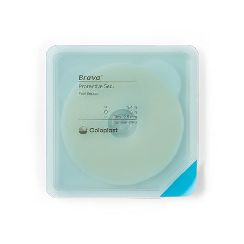 Coloplast® Ostomy Seal Brava® Thin 3/4 Inch (18mm) Stoma 3 Inch (76 mm) #12032
