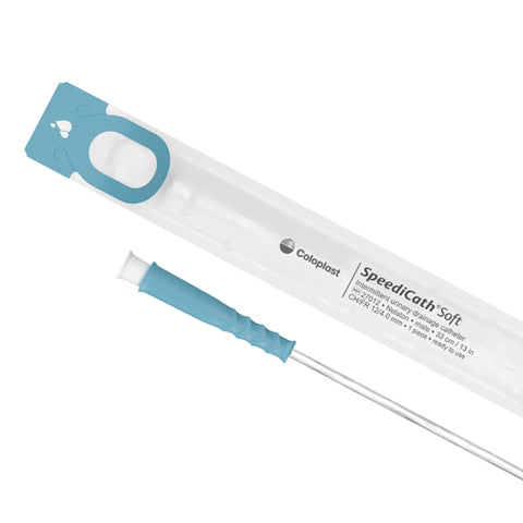 Coloplast Urethral Catheter SpeediCath® Soft Straight Tip Hydrophilic Coated Plastic 14 Fr. 13 Inch #27014
