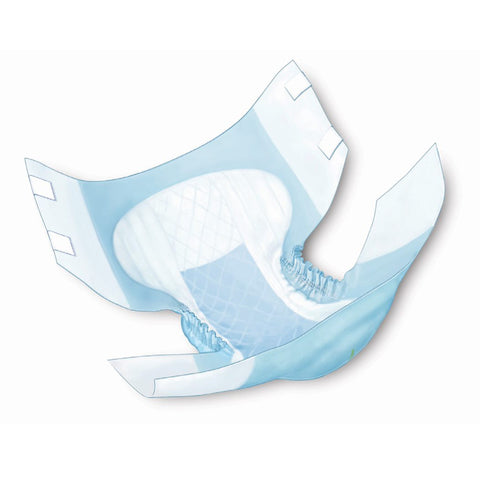 Incontinence Brief Wings™ Quilted Plus with BreatheEasy™ Technology Adult Large Unisex Disposable Heavy Absorbency #66134