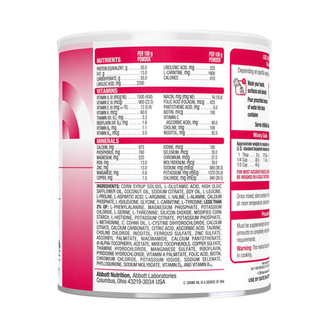 Oral Supplement Glutarex®-2 Unflavored Powder 14.1 oz. Can #67038