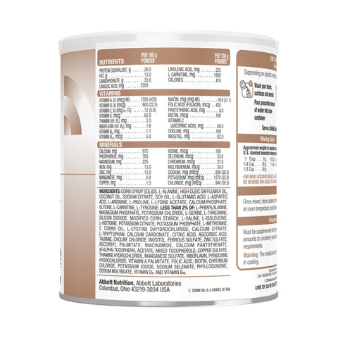 Oral Supplement I-Valex®-2 Unflavored Powder 14.1 oz. Can #67046