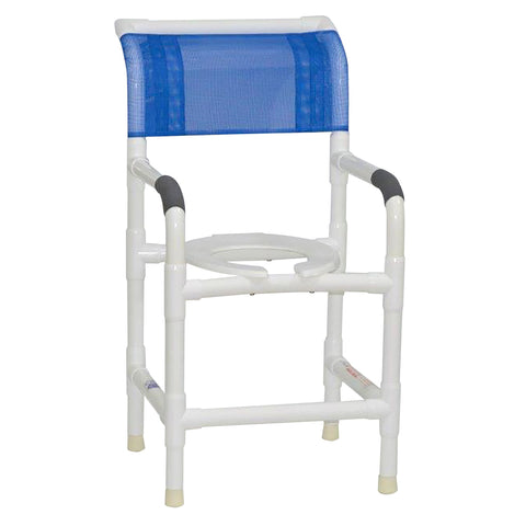 MJM International Standard Shower Commode Seat #118-LP