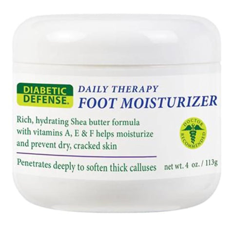 Foot Moisturizer Diabetic Defense® Daily Therapy 4 oz. Jar Scented Cream #P3620