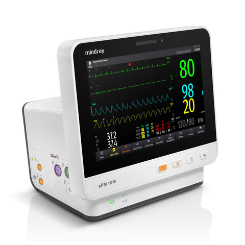 Patient Monitor Nellco ePM Monitoring NIBP, Temperature & Nellcor SpO2 AC Power / Battery Operated #121-001874-00, 1 EACh