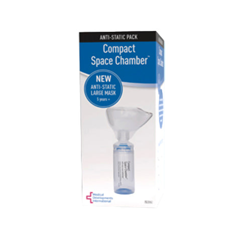 Space Chamber / Mask Kit Anti-static Compact Space Chamber™ For Most Pressurized Metered Dose Inhalers #42135010008