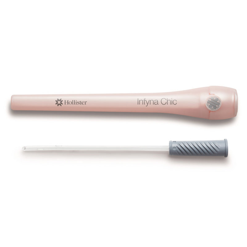 Hollister Urethral Catheter Infyna Chic Straight Tip Hydrophilic Coated PVC 10 Fr. 5 Inch #8110-30