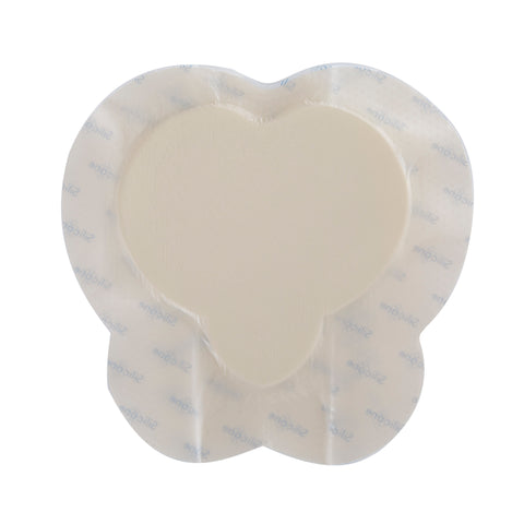 Focus Health Group Foam Dressing Zenifoam Gentle Border 7 X 7 Inch With Border Waterproof Backing Silicone Face and Border Sacral Sterile #30077-S