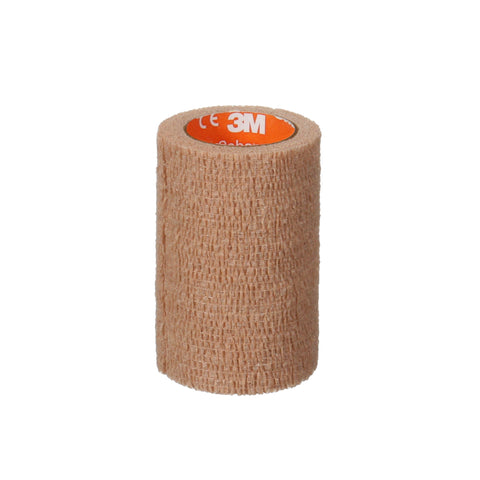 Cohesive Bandage 3M™ Coban™ NL Standard Compression Self-adherent Closure Tan NonSterile