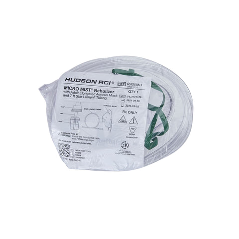 Nebulizer Medline Hudson RCI Micro Mist Small Volume Adult Aerosol Mask Delivery #HUDRHS885U