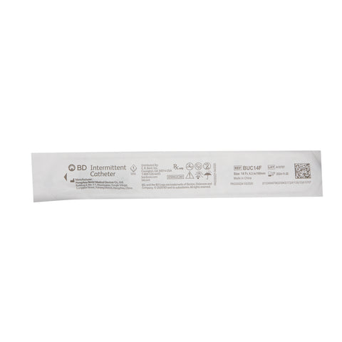 Urethral Catheter Bard® Straight Tip Uncoated 14 Fr. 6 Inch #BUC14F