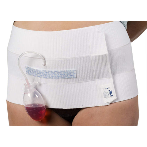 Dale Medical Abdominal Binder Dale® Medium Hook and Loop Closure 30 to 45 Inch Waist Circumference 9 Inch Height Adult #410