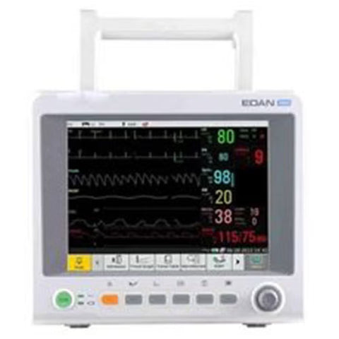 Patient Monitor Edan® iM60 Series Gas and Monitoring G2, 3/5 Lead ECG, NIBP, Pulse Rate, SpO2, Temperature AC Power / Battery Operated #MDPRO4500-G2_TOUCH_WIFI, 1 EACH