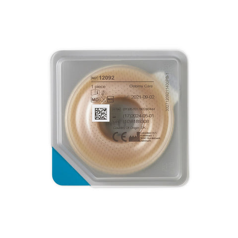 Coloplast® Ostomy Seal Brava® Convex, Starter Hole 1-3/16 Inch (30mm) #12092