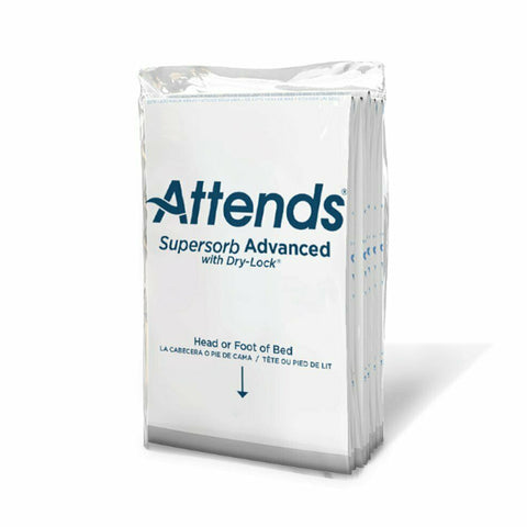 Disposable Underpad Attends® Supersorb Advanced Low Air Loss 30 X 36 Inch Dry-Lock® Core Heavy Absorbency #ASB-300