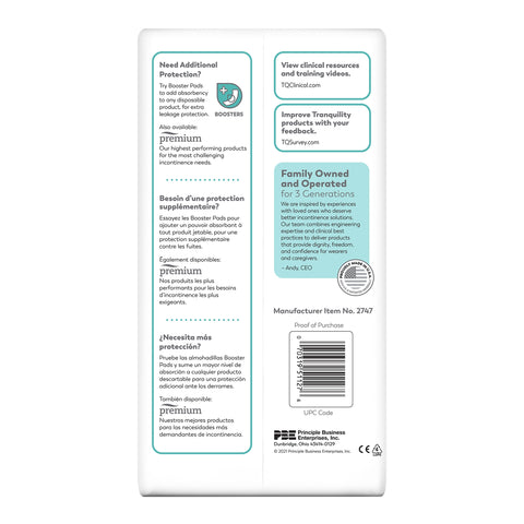 Incontinence Brief Tranquility® Essential Adult X-Large Unisex Disposable Heavy Absorbency #2747