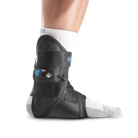 Ankle Support Aircast® AirLift™ PTTD Large Hook and Loop Strap Closure Right Foot #02PLR-1