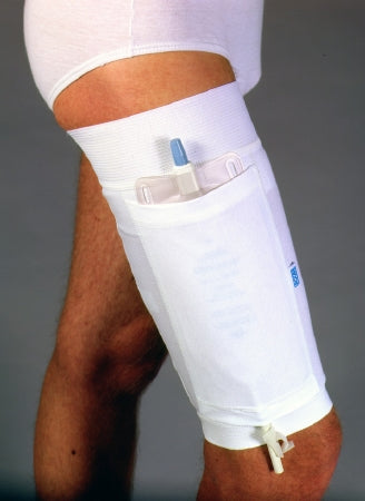 Leg Bag Holder Urocare® Medium, Upper Thigh: 22.75 Inch Diameter, Lower Thigh: 18.75 Inch Diameter, Can hold up to a 26 fl. oz. leg bag, Non-Sterile