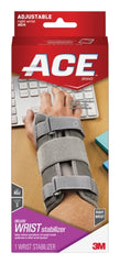 Wrist Brace 3M™ Ace™ Aluminum / Nylon / Polyester / Polypropylene / Polyurethane / Spandex Right Hand Gray One Size Fits Most