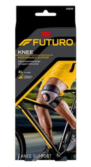 Knee Brace 3M™ Futuro™ Sport Moisture Control X-Large Pull-On / Hook and Loop Strap Closure 19 Inch and Up Knee Circumference Left or Right Knee