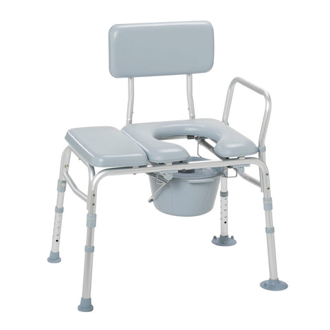 Drive Medical Combination Padded Transfer Bench/Commode #12005KDC-1