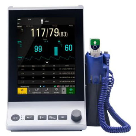 Vital Signs Monitor MDpro Monitoring / Spot check NIBP, SpO2, Temperature AC Power / Battery Operated #MDPRO2500_NST.O, 1 EACH