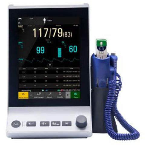 Vital Signs Monitor MDpro Monitoring / Spot check NIBP, SpO2, Temperature AC Power / Battery Operated #MDPRO2500_NST.C, 1 EACH