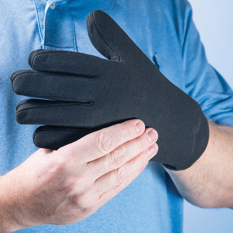 Brownmed Hot / Cold Therapy Glove Polar Ice® Full Finger Large Wrist Length Ambidextrous #31602