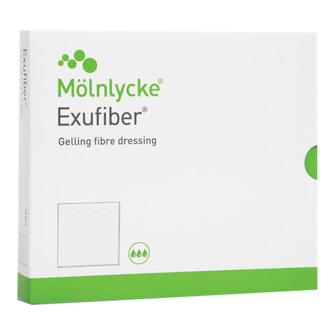 Gelling Fiber Dressing Exufiber® Polyvinyl Alcohol Fibers Sterile