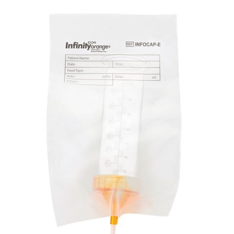 Screw Cap Set with ENFit® Connector Infinity® Orange® For Infinity® Orange Enteral Feeding Pump #INFOCAP-E