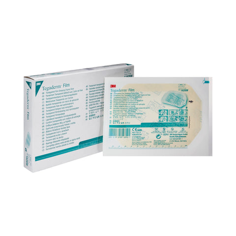 Transparent Film Dressing 3M™ Tegaderm™ 4 X 4-3/4 Inch Frame Style Delivery Rectangle Sterile #1626W