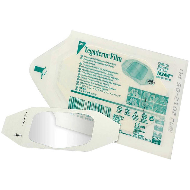 Transparent Film Dressing 3M™ Tegaderm™ 4 X 4-3/4 Inch Frame Style Del ...