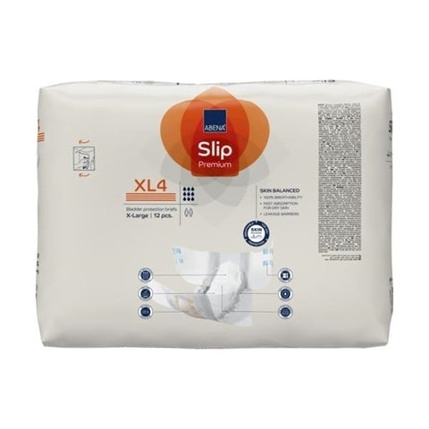 Incontinence Brief Abena® Slip Premium XL4 Adult X-Large Unisex Disposable Heavy Absorbency #1000021294