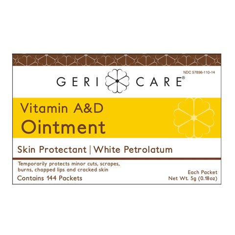 Skin Protectant Geri-Care® A & D 5 Gram Individual Packet Unscented Ointment #S110-14-GCP