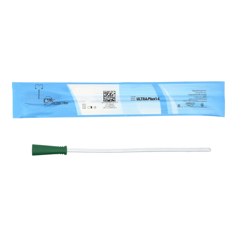 ConvaTec Urethral Catheter Cure Ultra® Plus™ Straight Tip Lubricated PVC 14 Fr. 8 Inch #ULTRAPLUS14