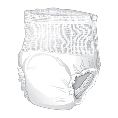 Absorbent Underwear McKesson Pull On with Tear Away Seams Adult 2X-Large Unisex Disposable Moderate Absorbency #UW33847